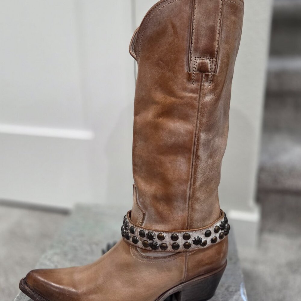 *EUC* Freebird by Steven Falcon Boot in Cognac Color, Size 9